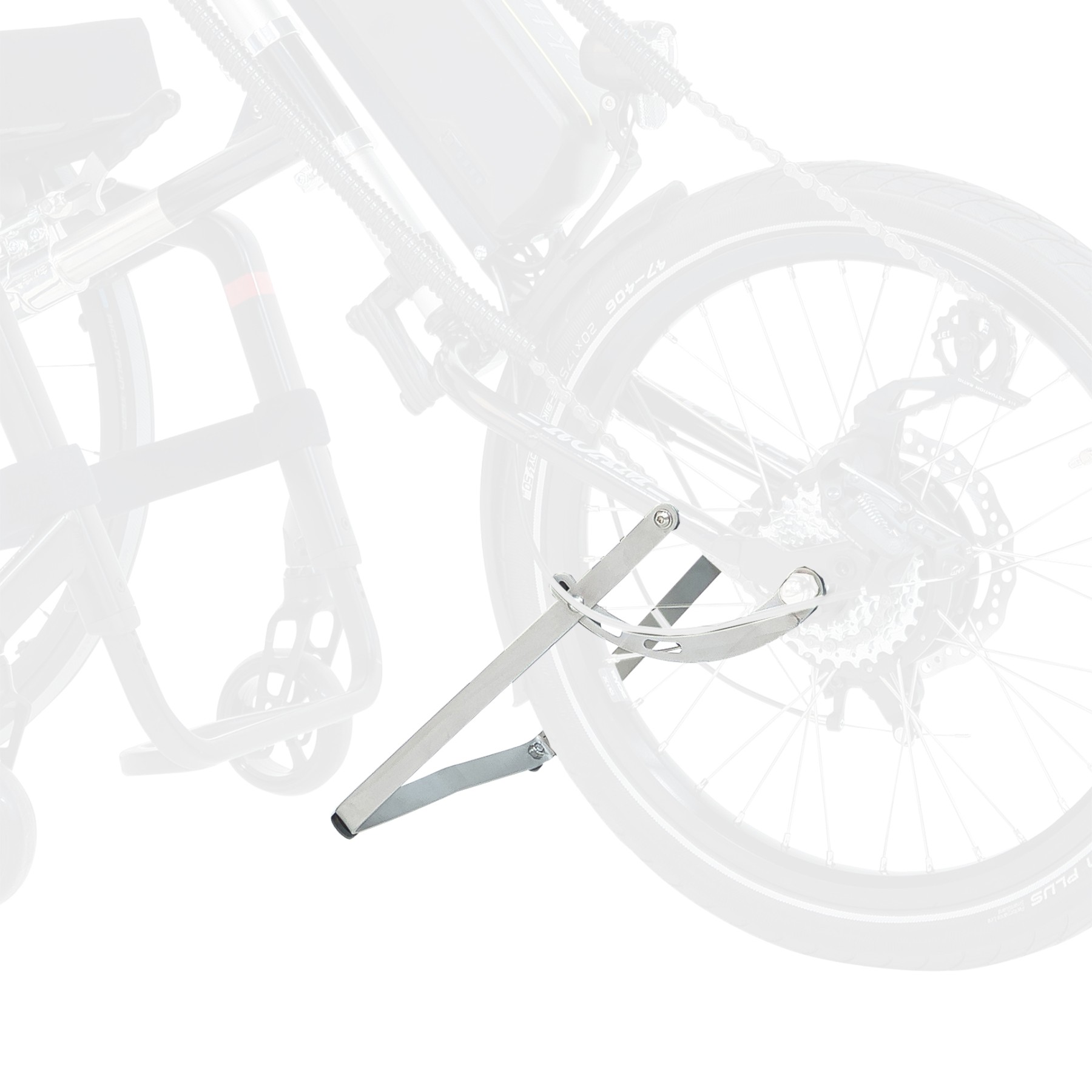 bikestandaard na afkoppeling van ebike mini 12