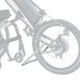 Bikestandaard na afkoppeling van handbike 20 inch